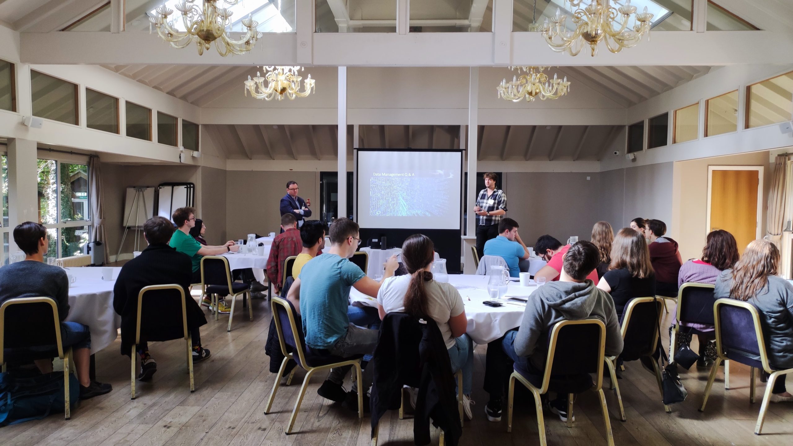 Induction event session on data management